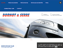 Tablet Screenshot of bornot-et-serre.com
